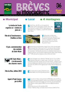 Brèves du Moucherotte n°36