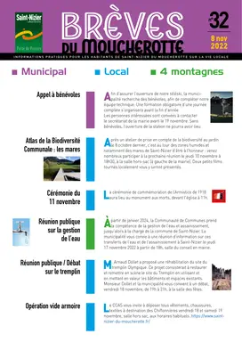Brèves du Moucherotte n°32